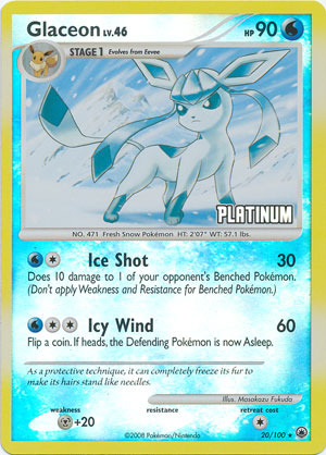 Glaceon - 20/100 - BK Promo